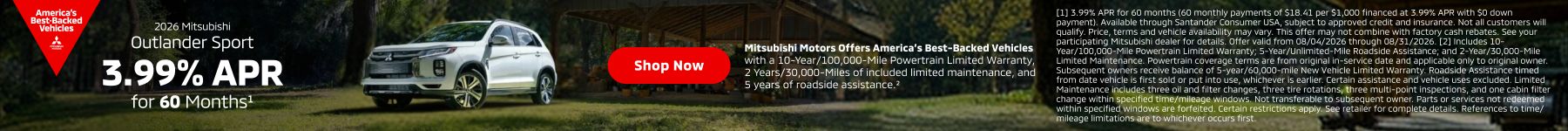 2026 Mitsubishi Outlander Sport 