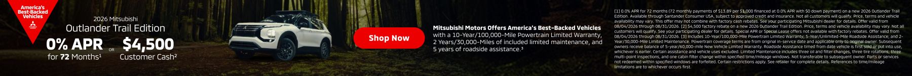 2026 Mitsubishi Outlander Trail Edition