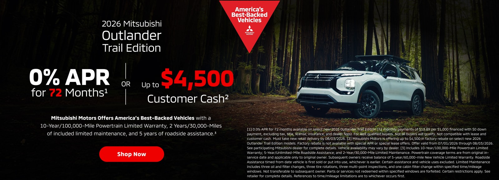 2026 Mitsubishi Outlander Trail Edition