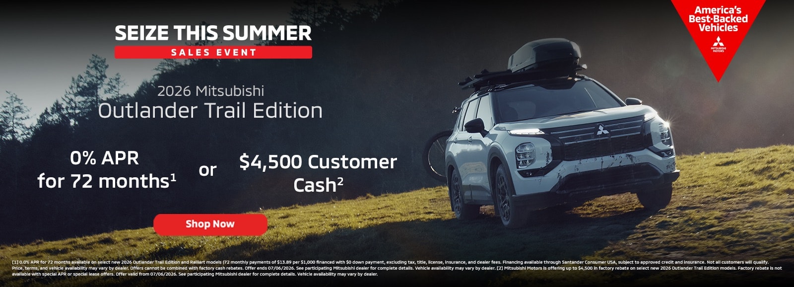 2026 Mitsubishi Outlander Trail Edition